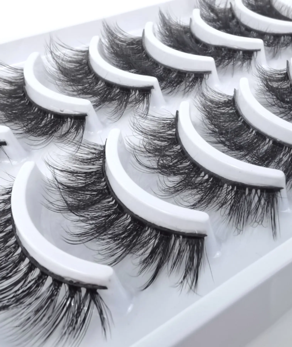 100% Real Fur 3-D Mink Eyelashes - 图片 4