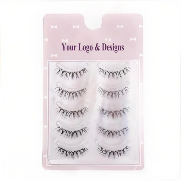 Hand-tied Entire Strip Eyelashes - 图片 4